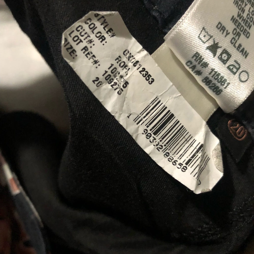Jen7 Womens 7 All Mankind Printed Ankle Skinny Jeans Floral Black Pink Sz 20. - Picture 6 of 7
